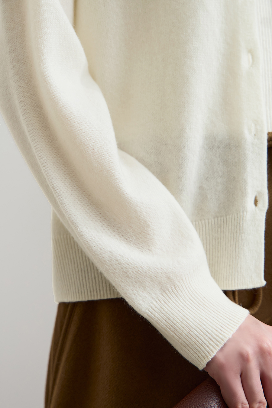Wool & Cashmere Knit Cardigan