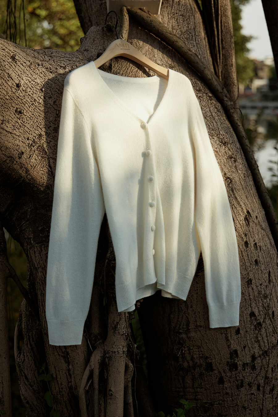 Wool & Cashmere Knit Cardigan