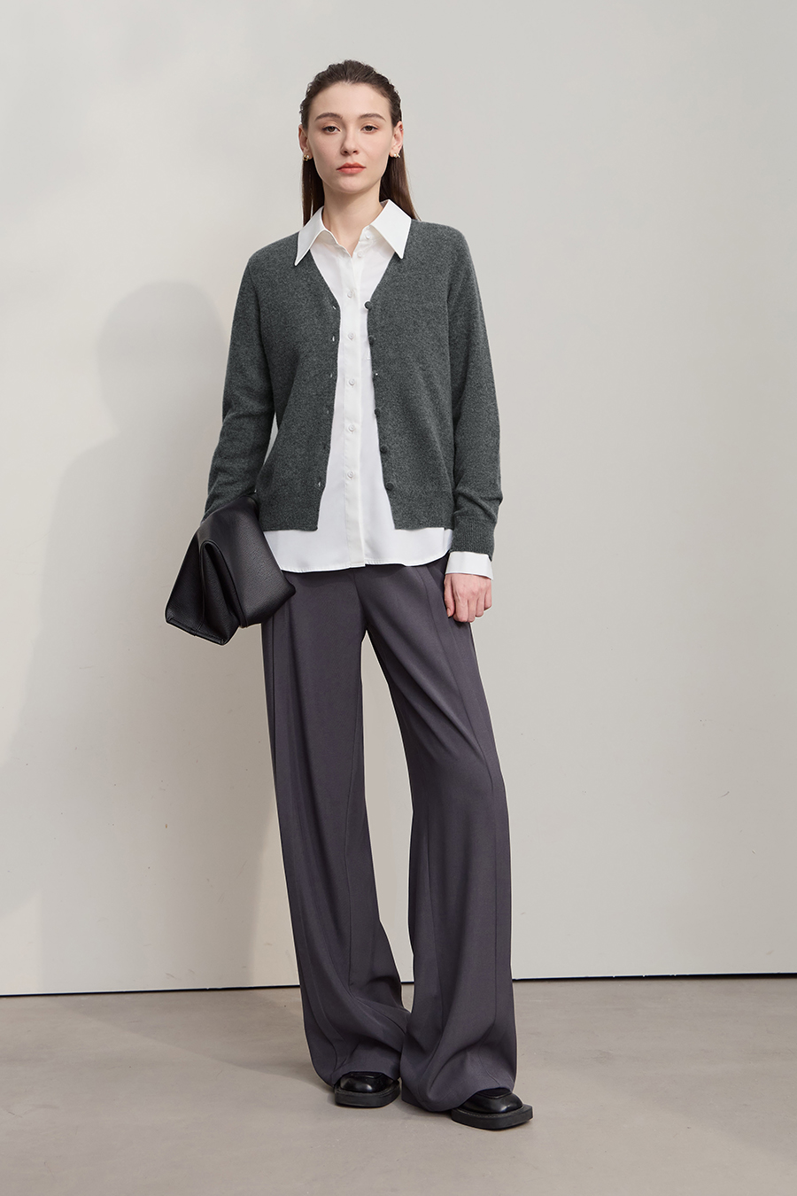 Wool & Cashmere Knit Cardigan