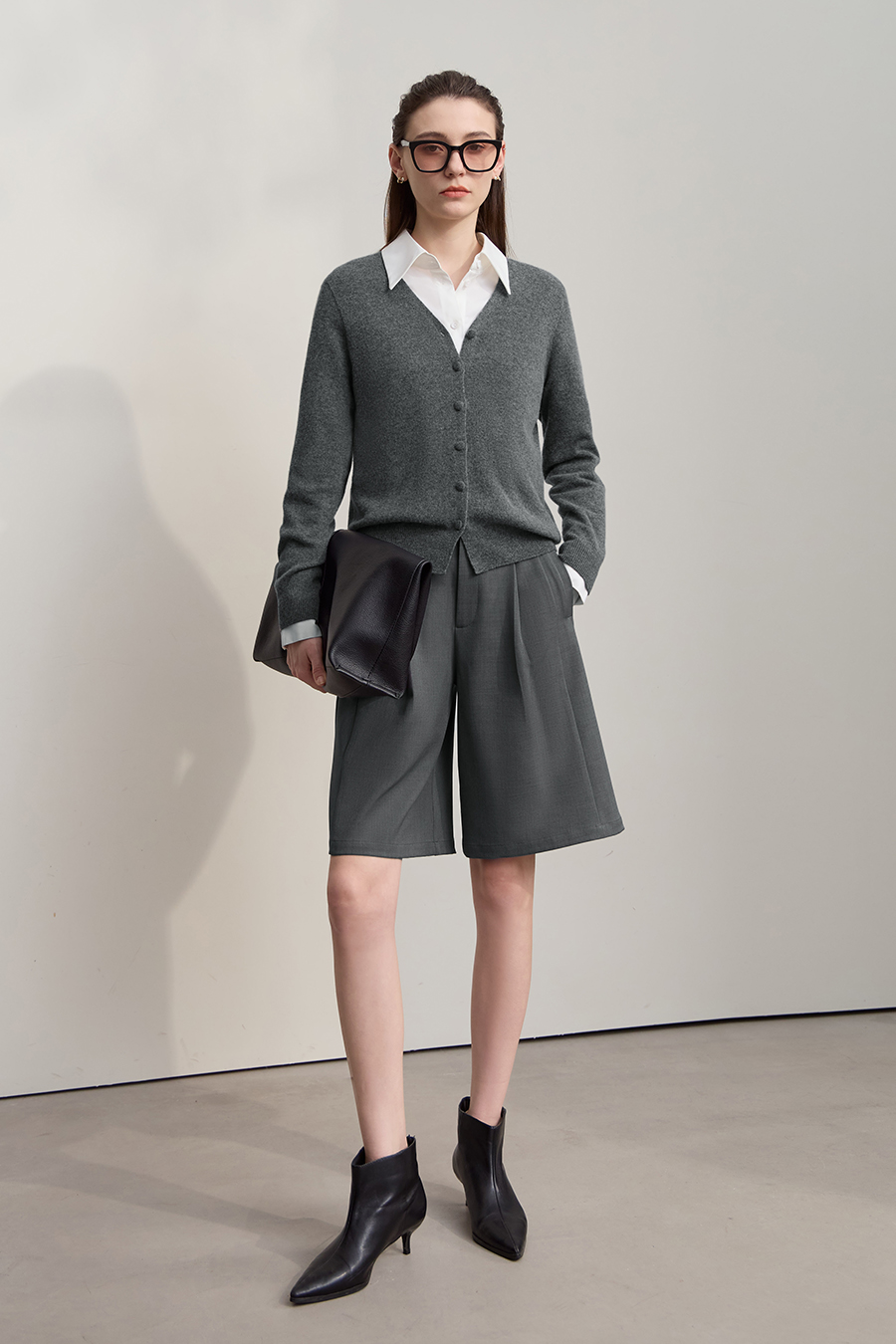 Wool & Cashmere Knit Cardigan