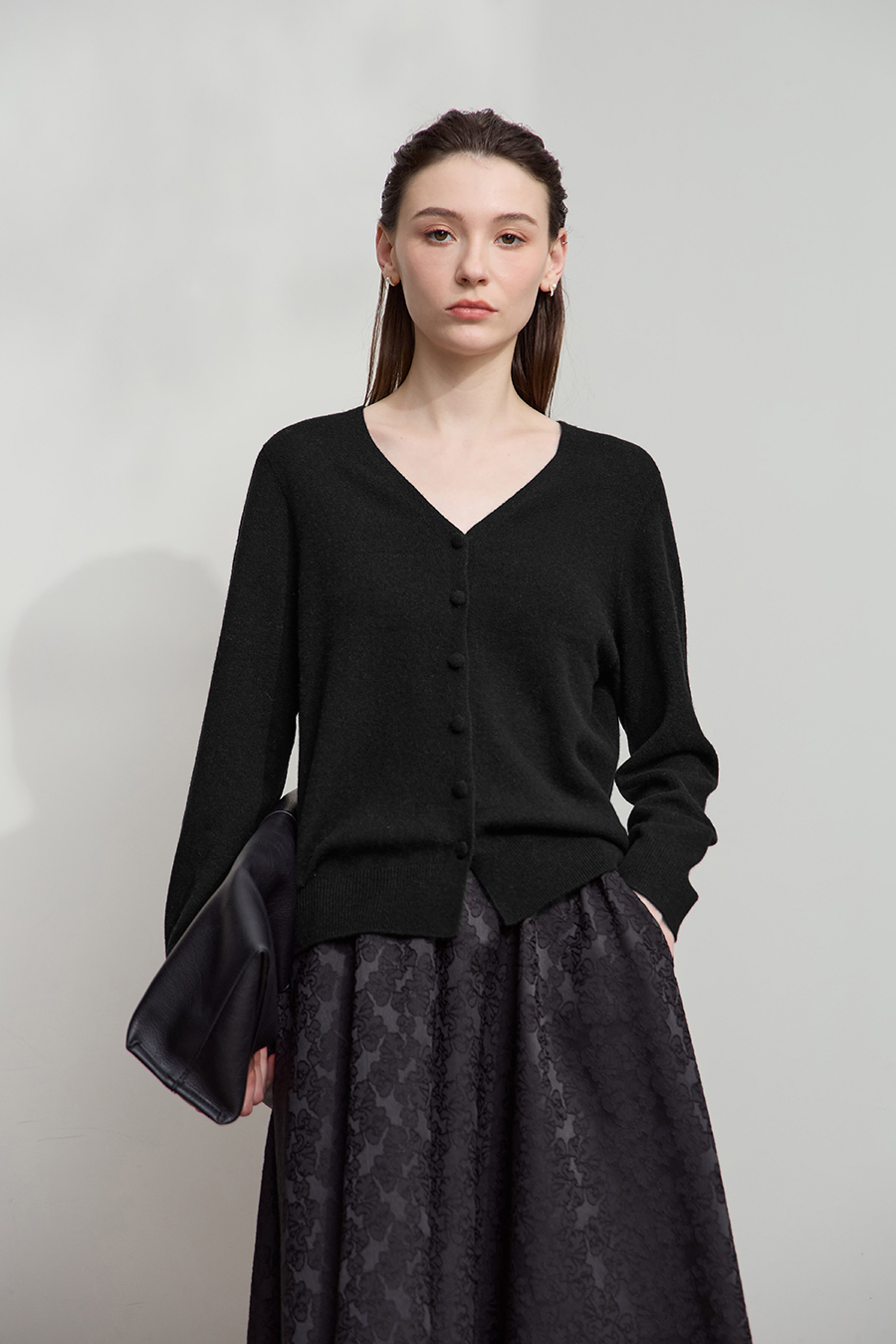 Wool & Cashmere Knit Cardigan