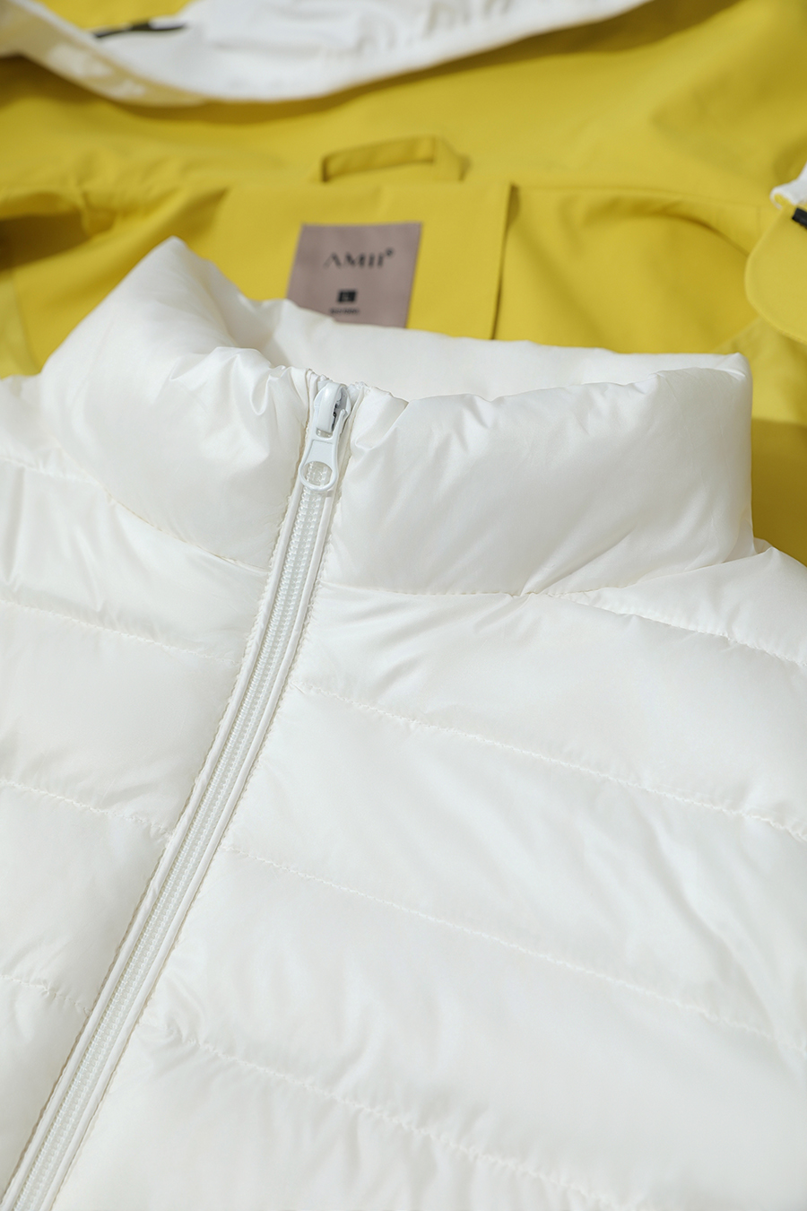 Color Block Two-Piece Down Jacket|AMII-AMII.com