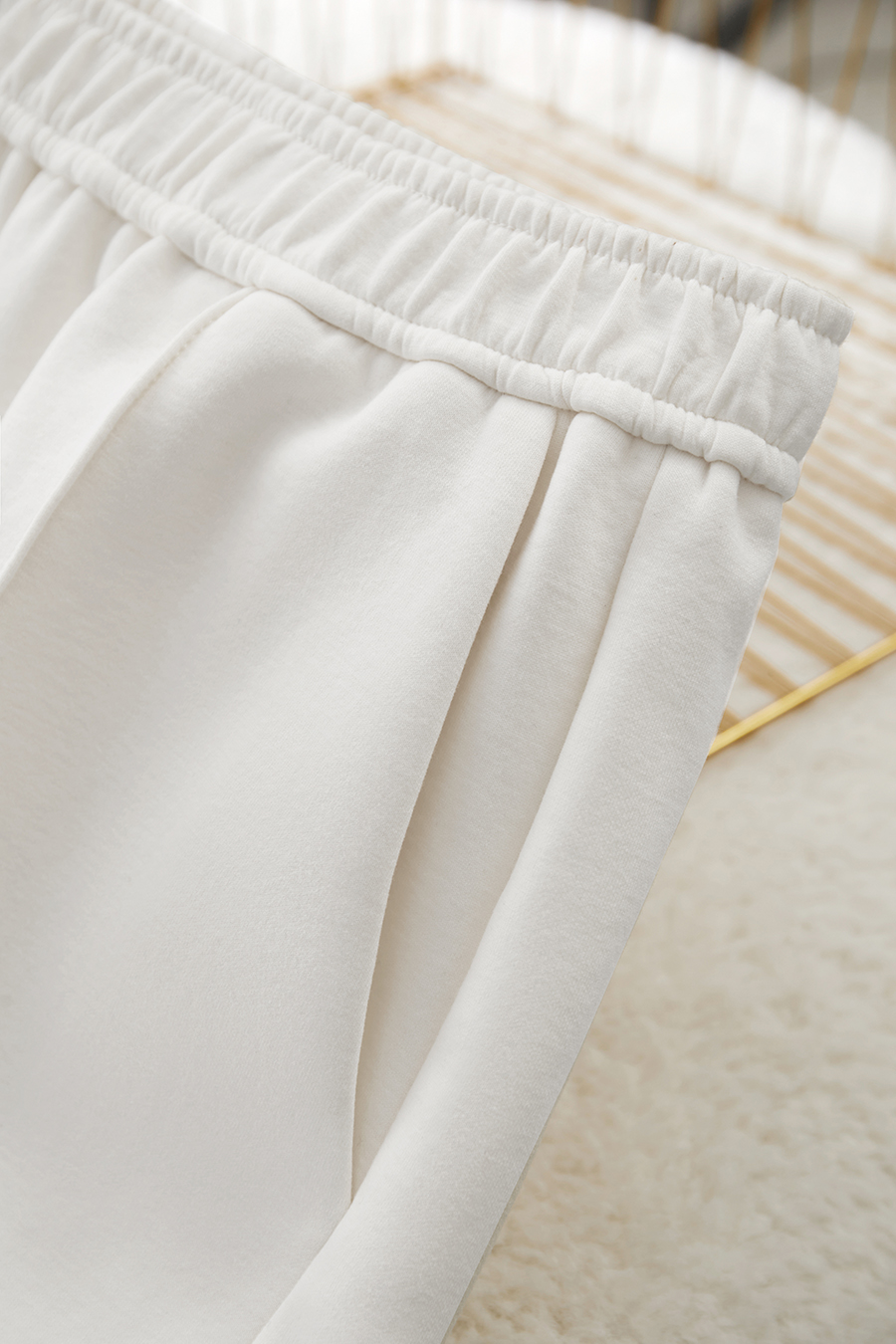 Brushed Straight Leg Casual Long Pants|AMII-AMII.com