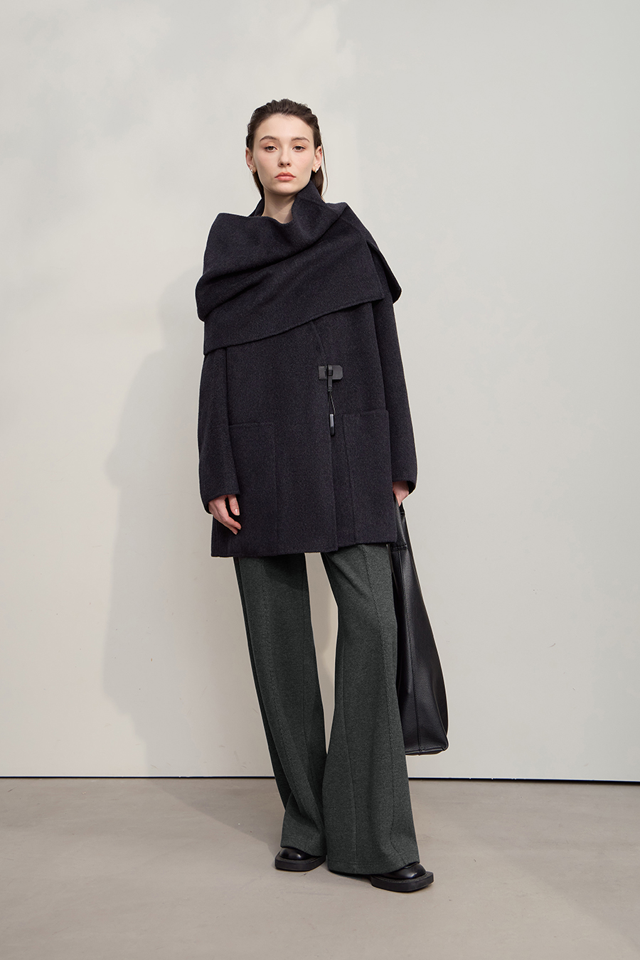 Knitted Acetate Wool Trousers