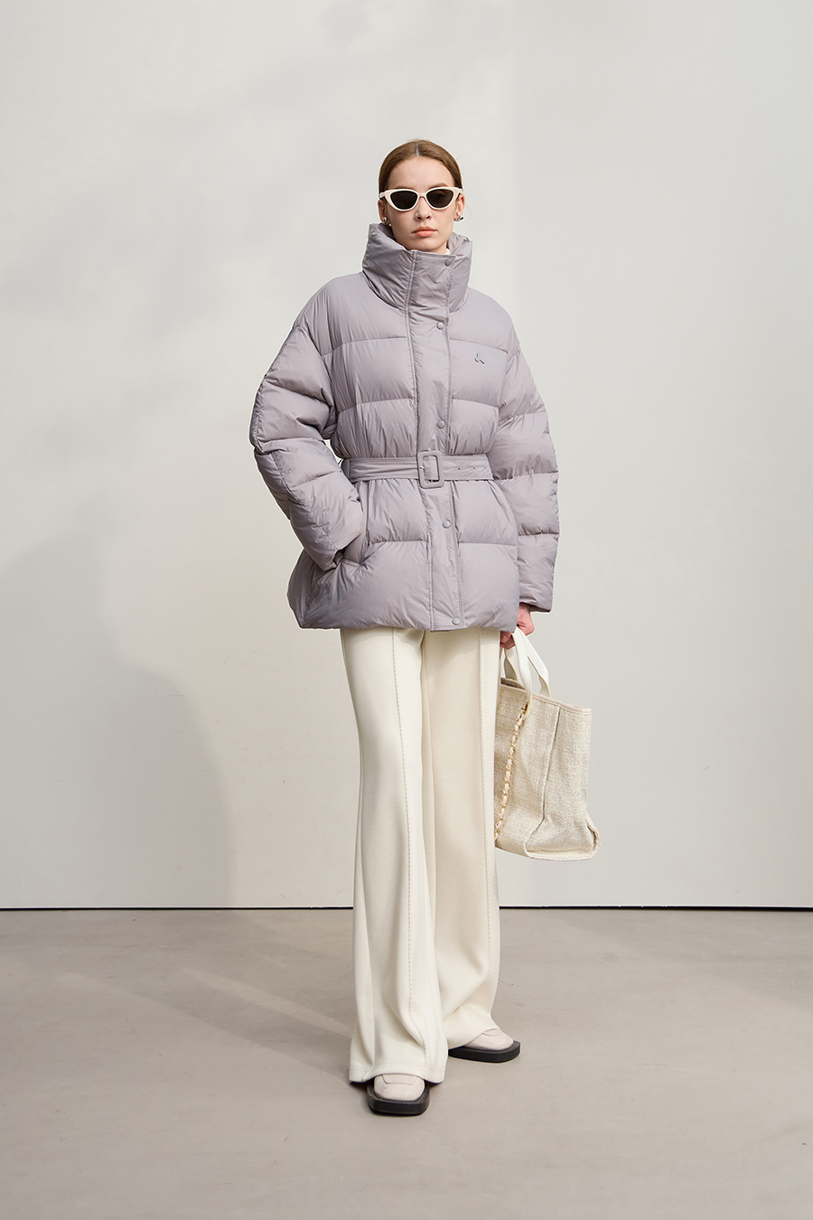 Knitted Acetate Wool Trousers