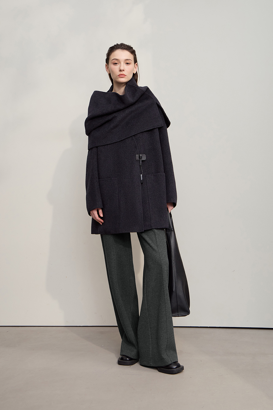 Knitted Acetate Wool Trousers