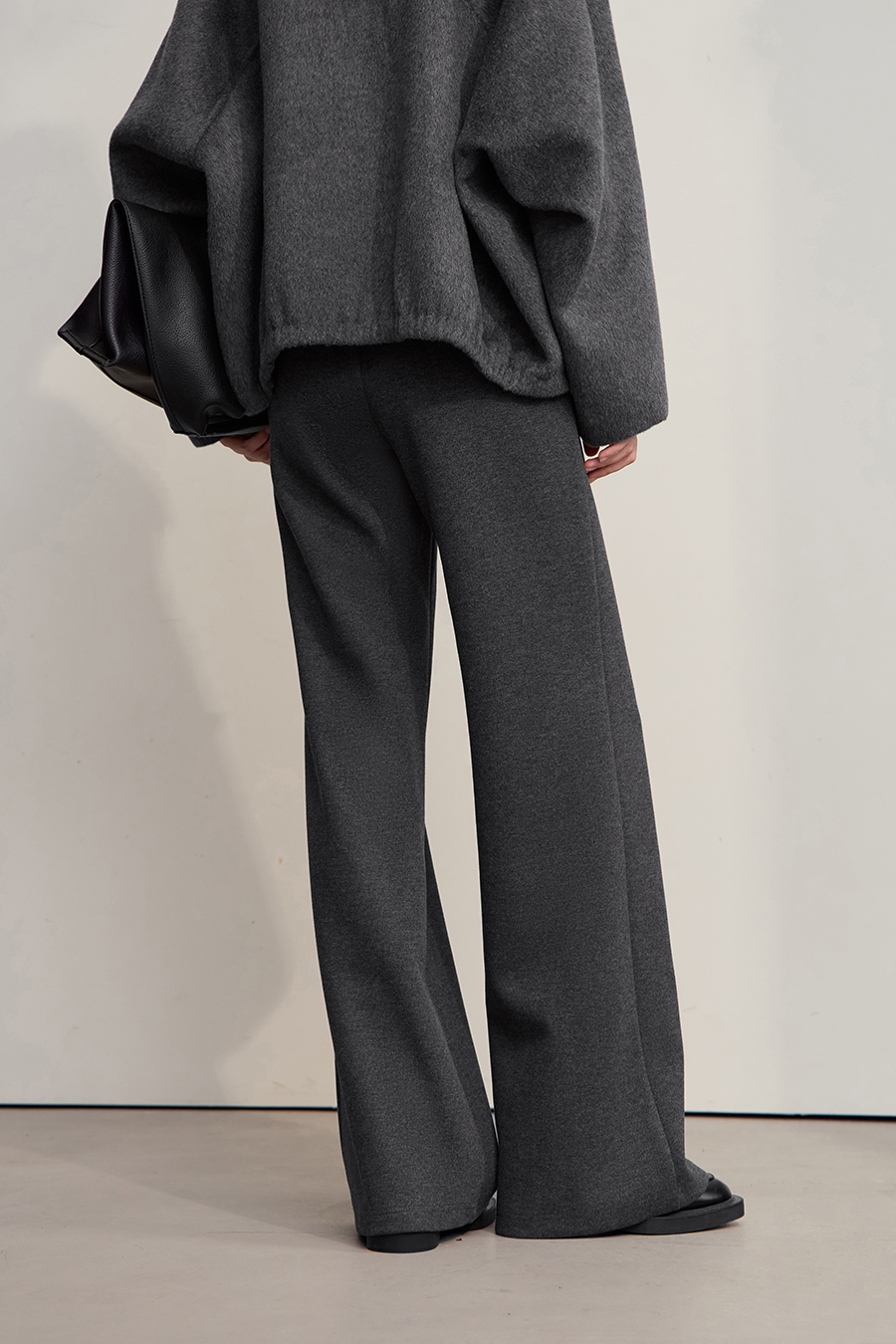 Knitted Acetate Wool Trousers