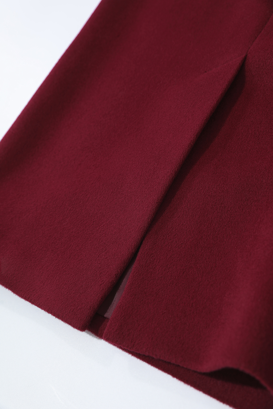 Fitted Long Woolen Skirt|AMII-AMII.com