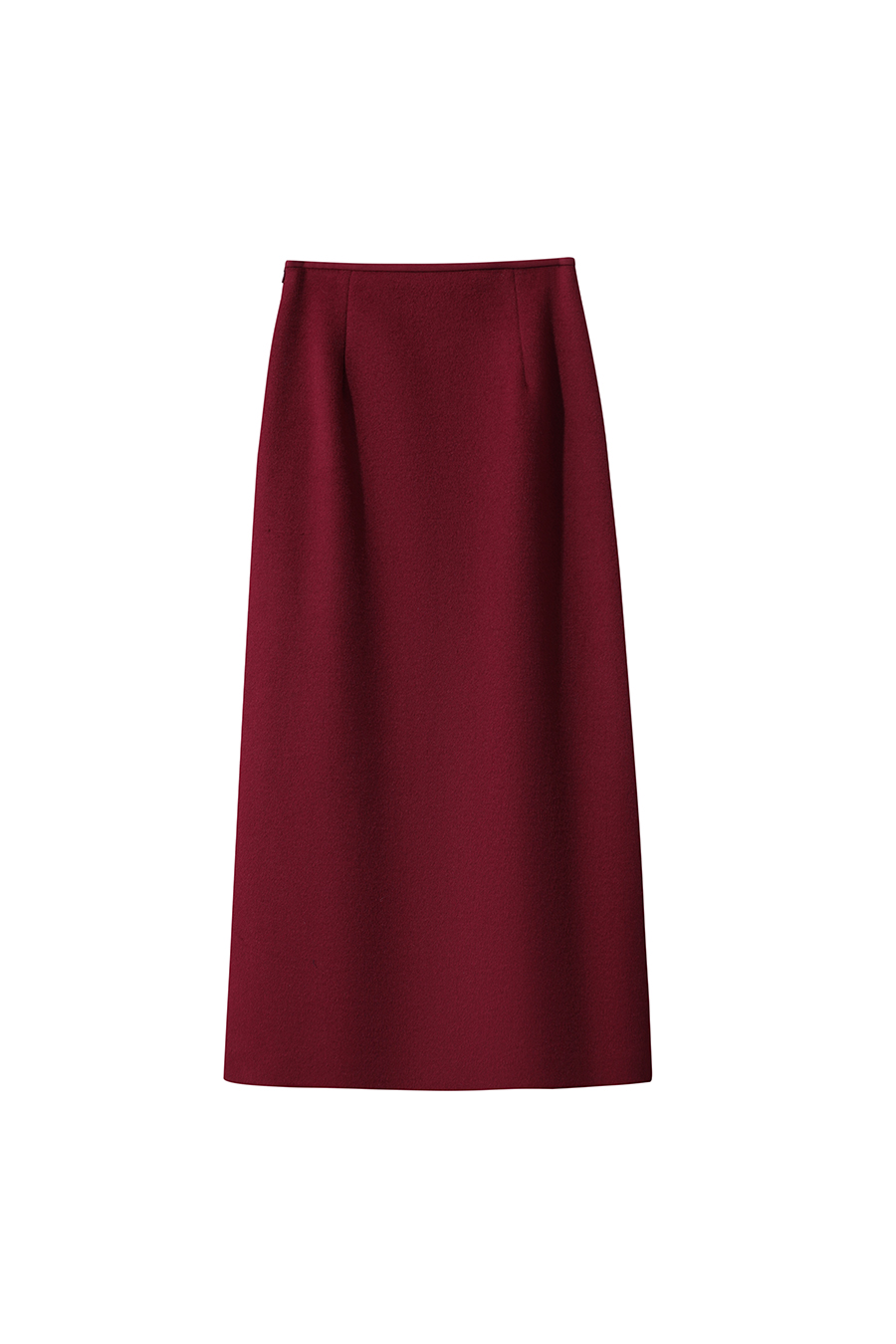 Fitted Long Woolen Skirt|AMII-AMII.com