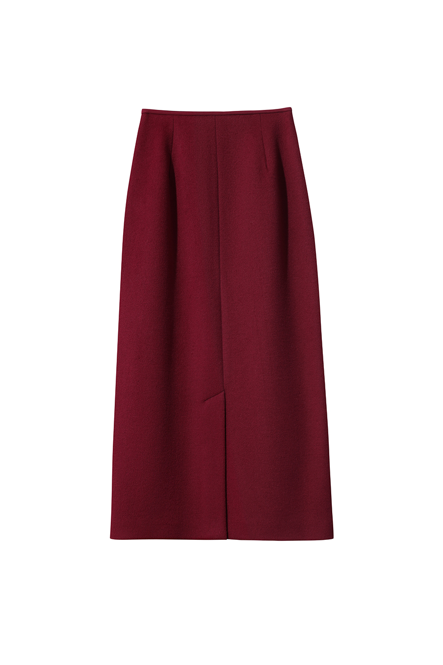 Fitted Long Woolen Skirt|AMII-AMII.com