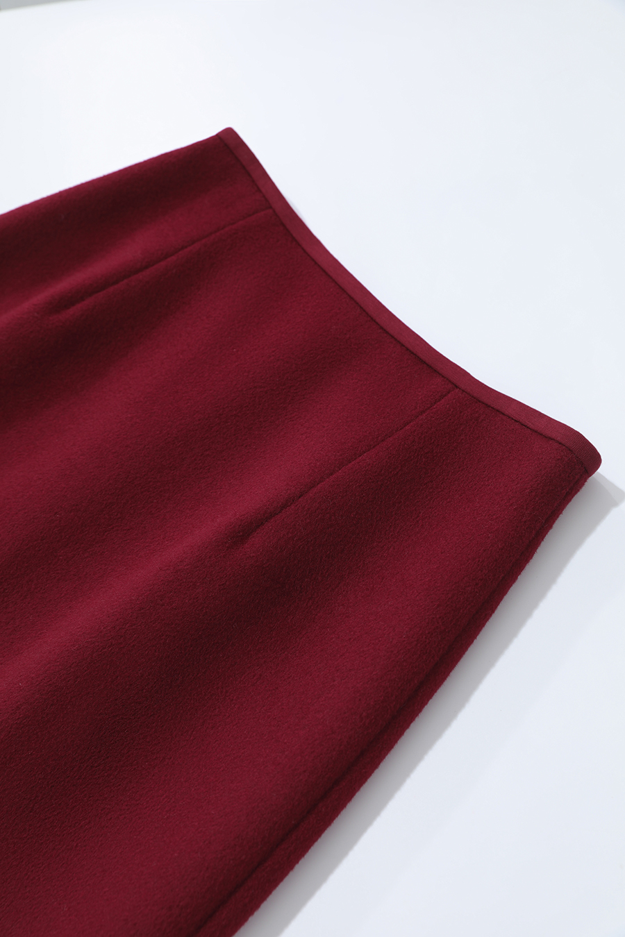 Fitted Long Woolen Skirt|AMII-AMII.com