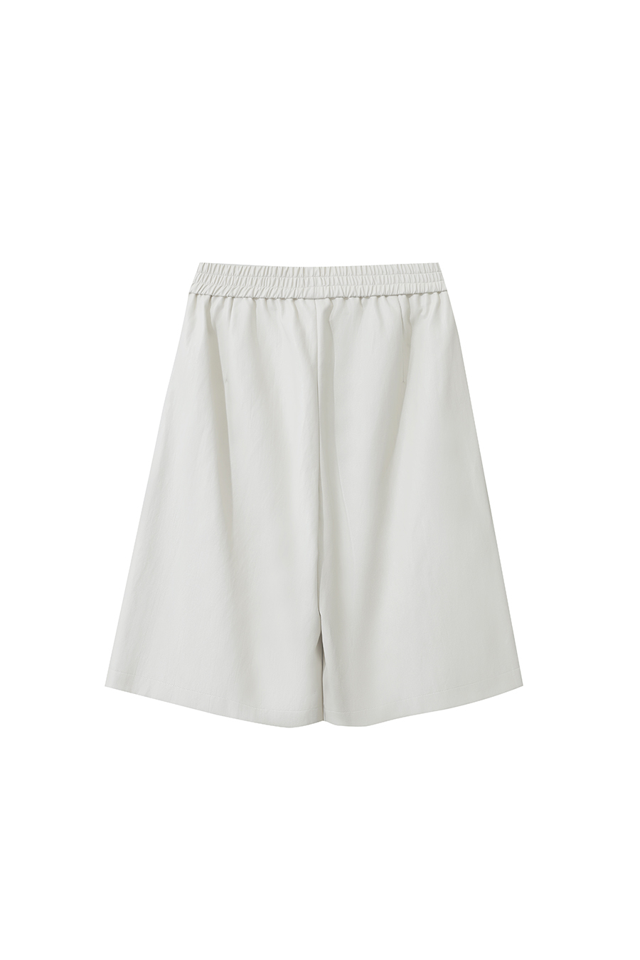 Eco - Leather Casual Shorts|AMII-AMII.com