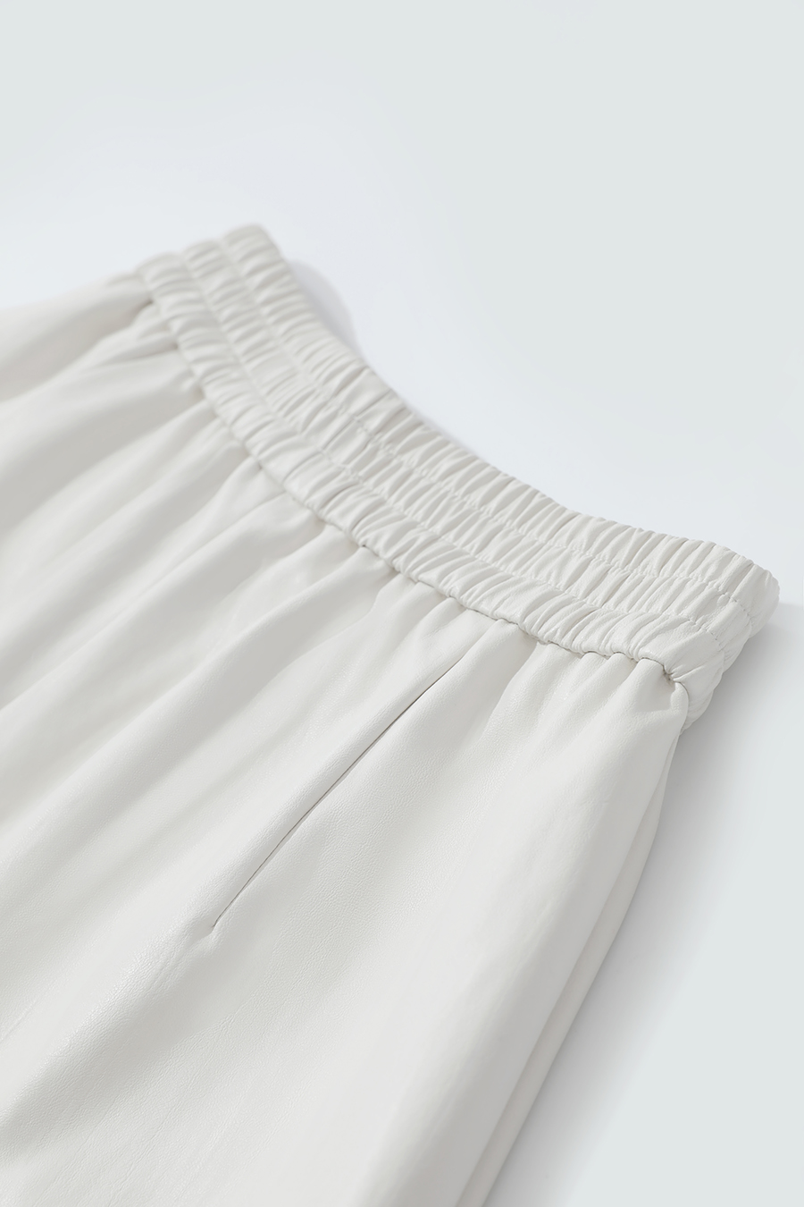 Eco - Leather Casual Shorts|AMII-AMII.com