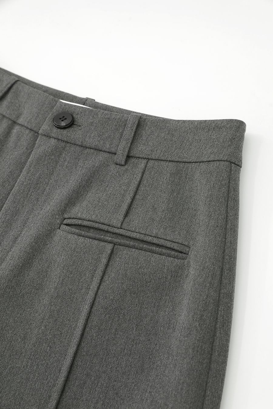 Brushed Wide-leg Casual Trousers