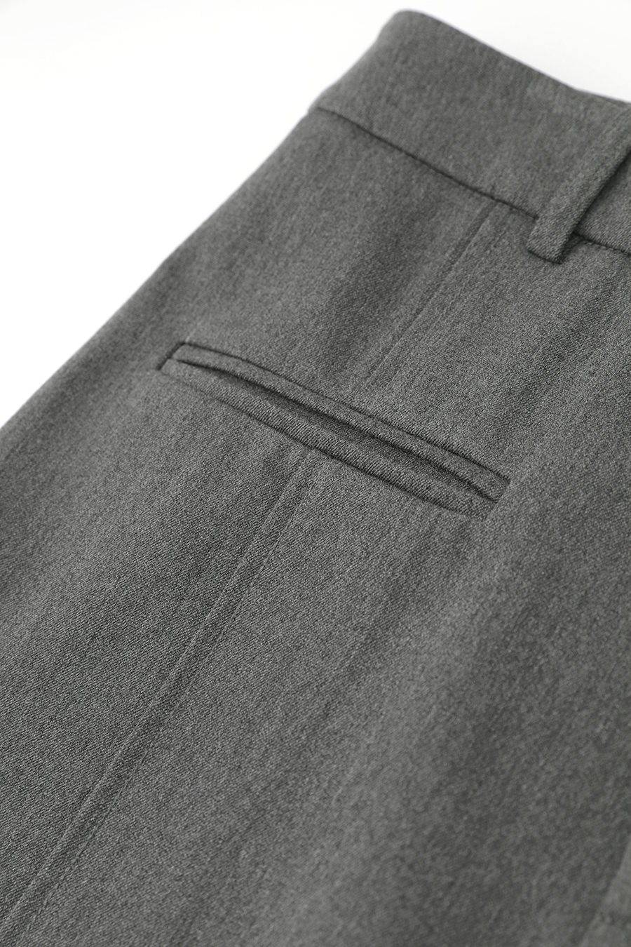 Brushed Wide-leg Casual Trousers