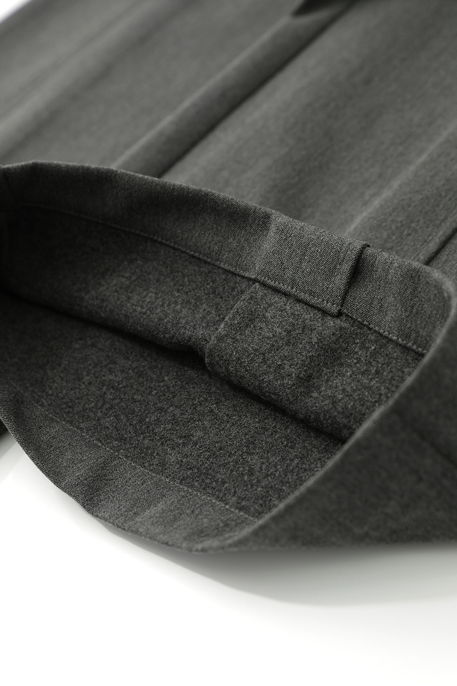 Brushed Wide-leg Casual Trousers