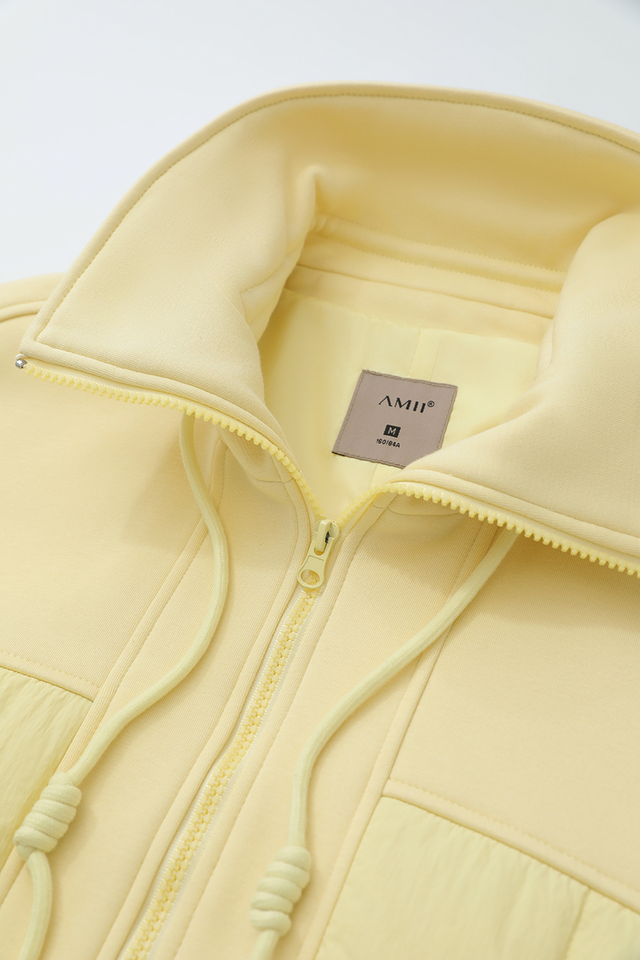 High Neck Set - in Sleeve Fleece - lined Cotton - padded Coat|AMII