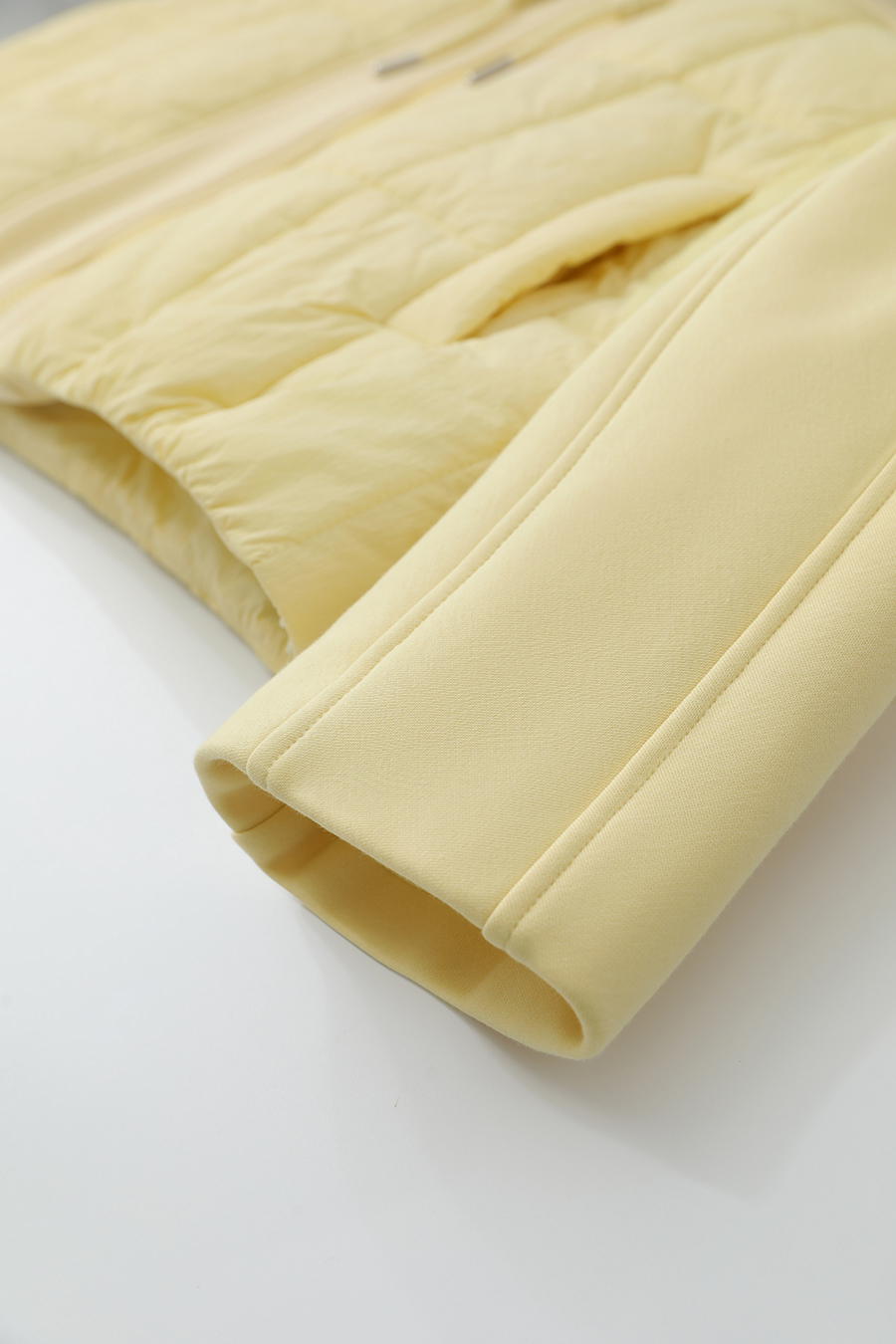 High Neck Set - in Sleeve Fleece - lined Cotton - padded Coat|AMII