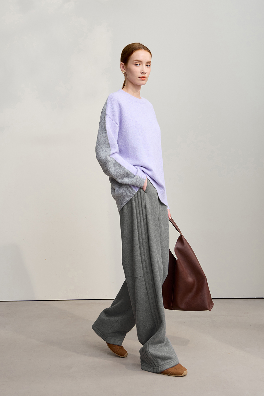 Composite Fleece Casual Pants|AMII-AMII.com