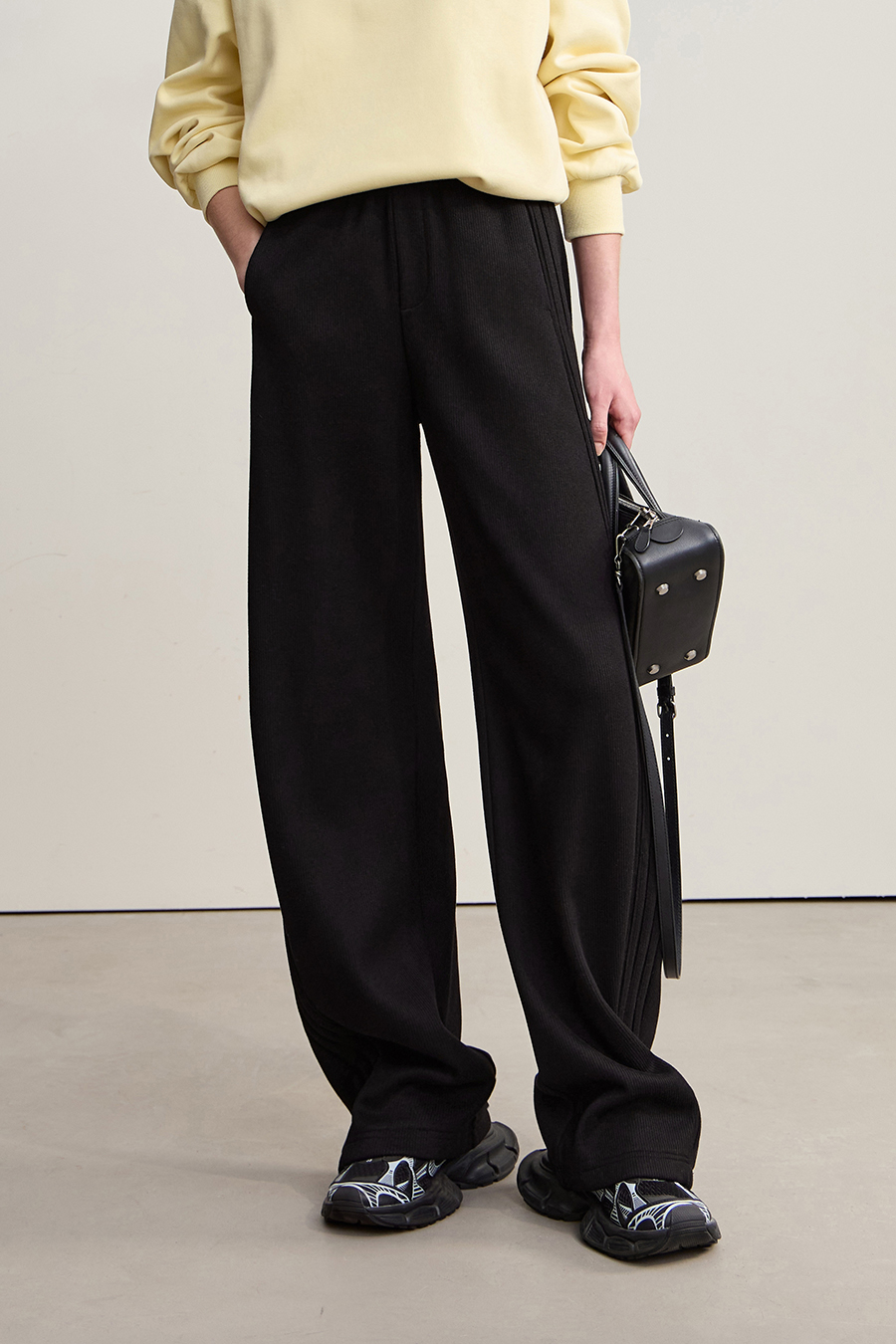 Composite Fleece Casual Pants|AMII-AMII.com