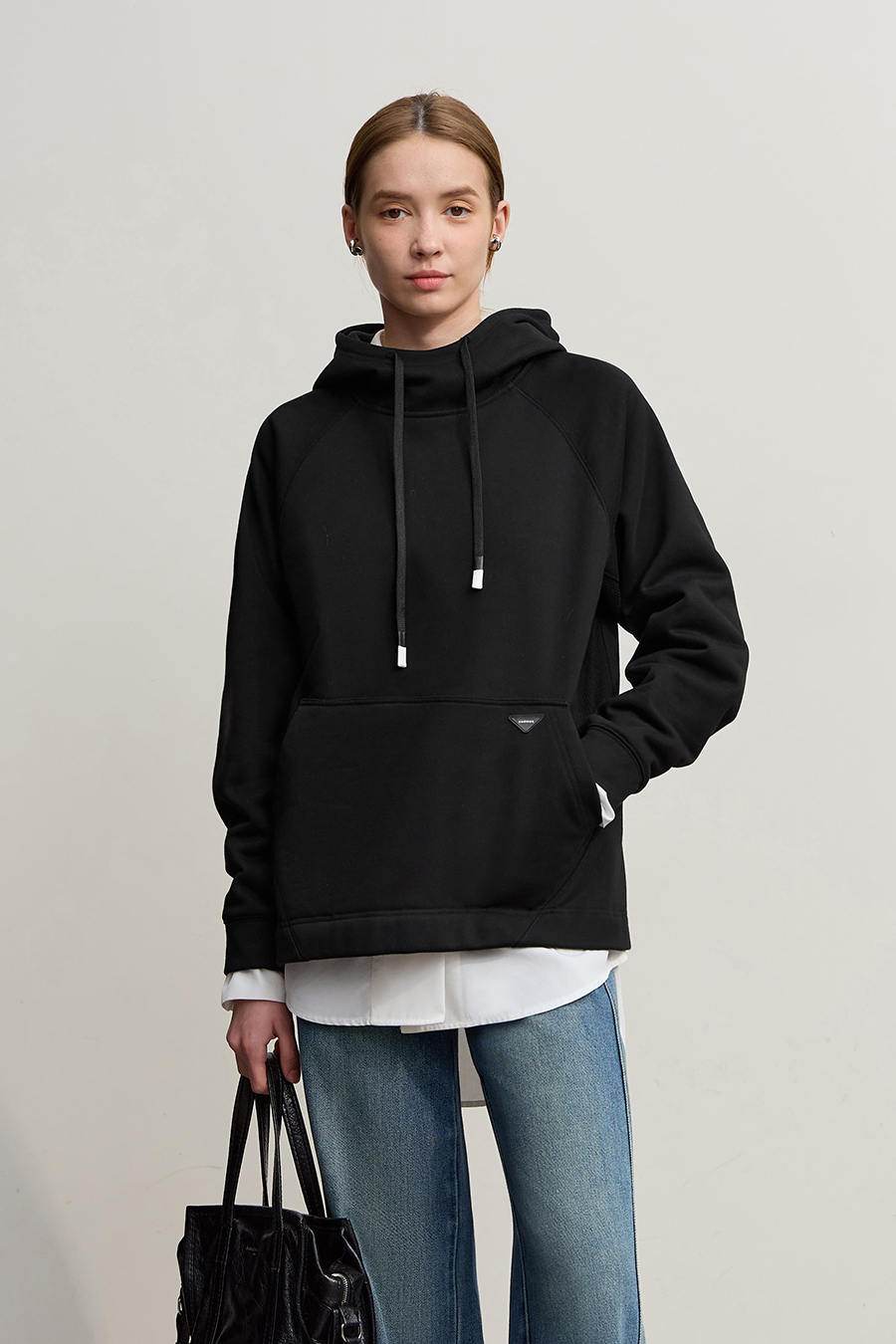 Fleece-Lined Hooded Warm Sweatshirt