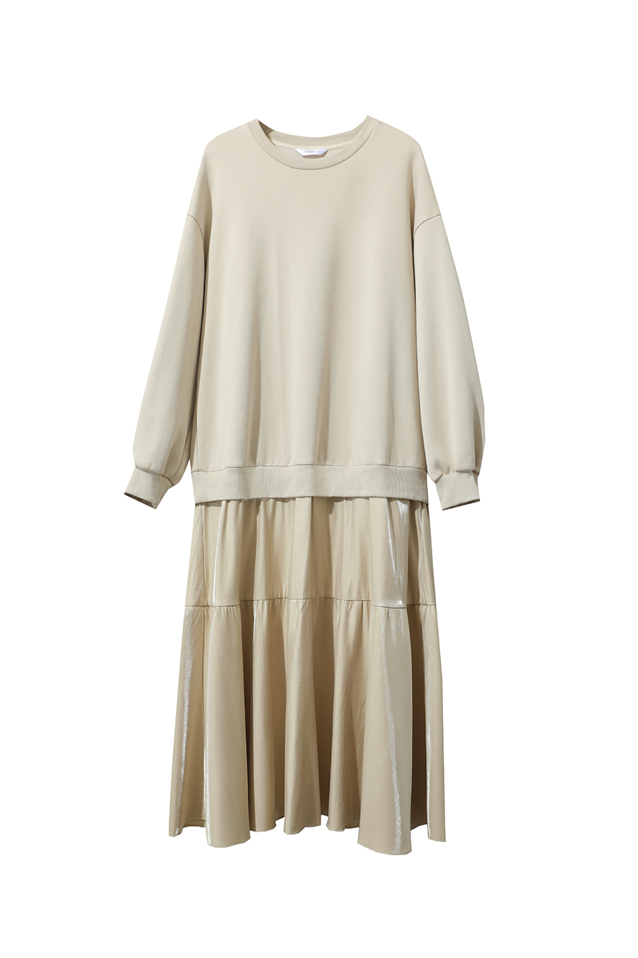 Loose Layered Fake Two-piece Dress