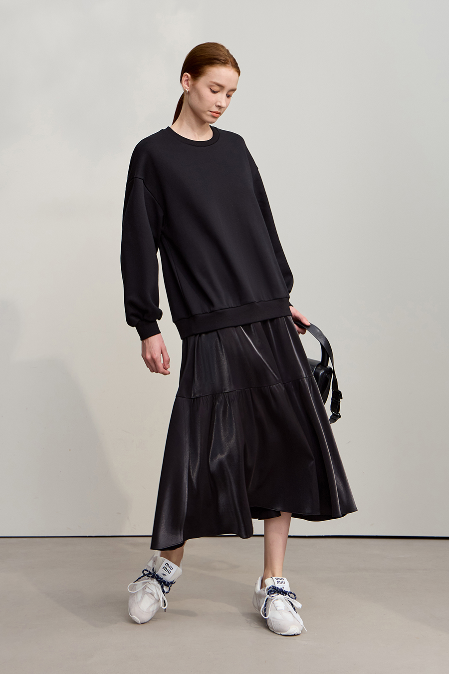 Loose Layered Fake Two-piece Dress