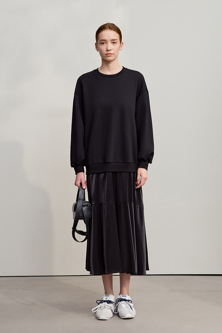 Loose Layered Fake Two-piece Dress