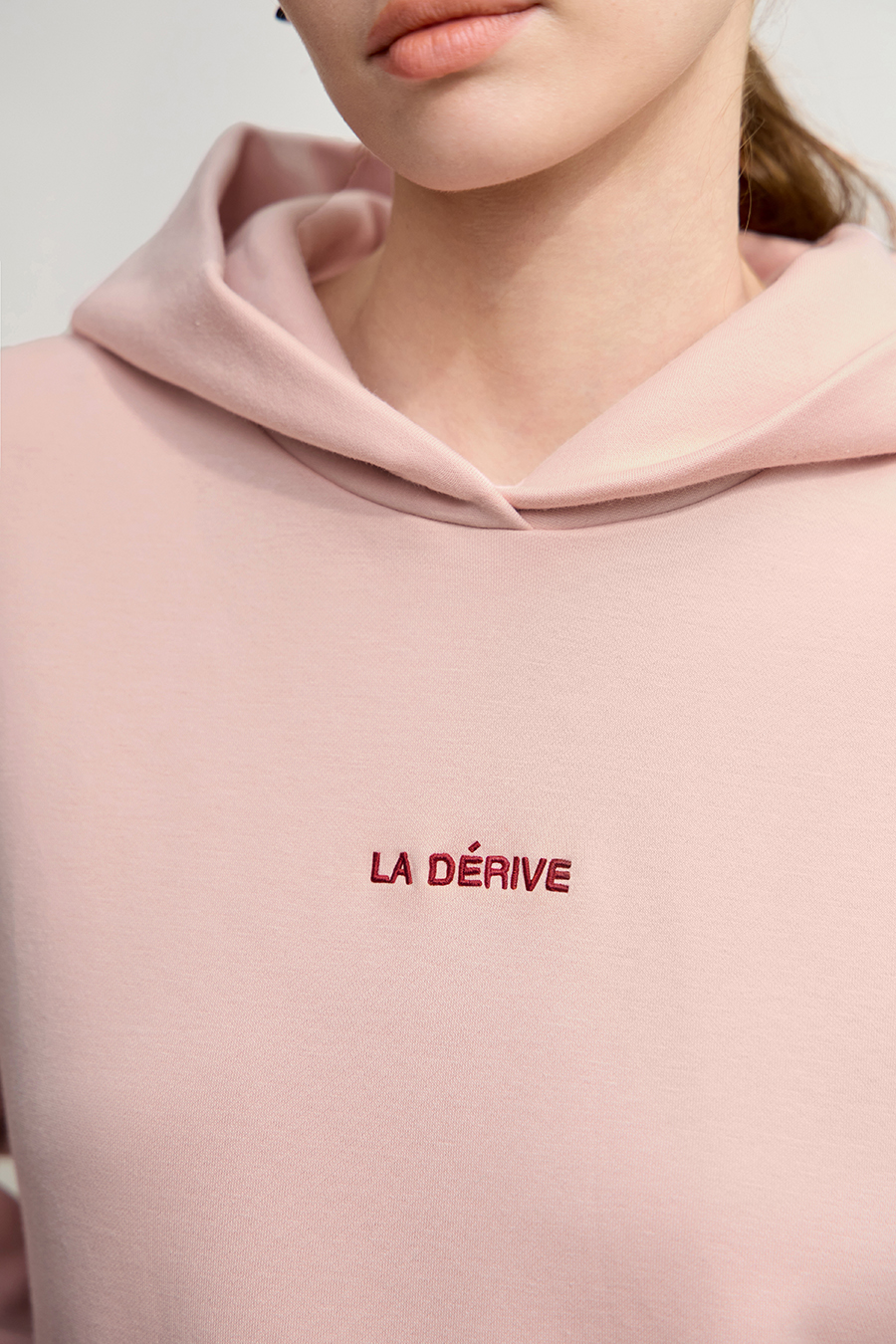 Letter Embroidered Hoodie|AMII-AMII.com