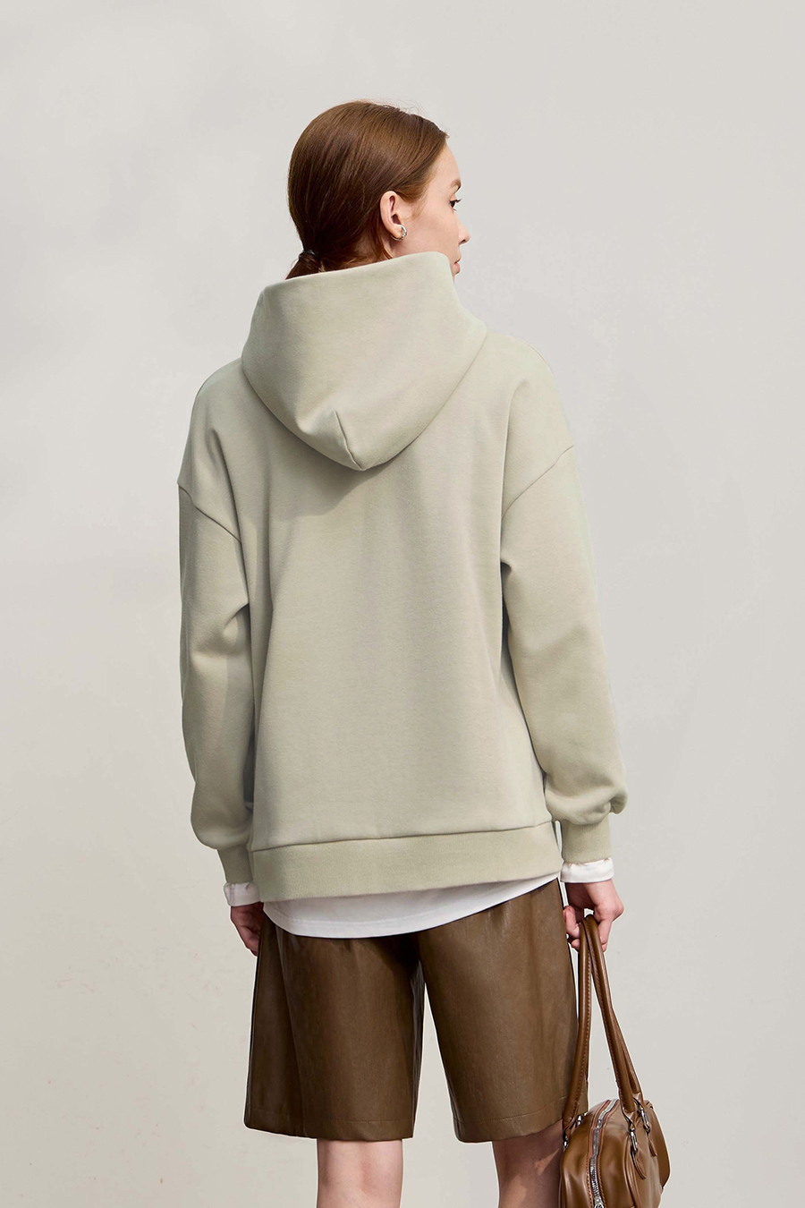 Letter Embroidered Hoodie|AMII-AMII.com