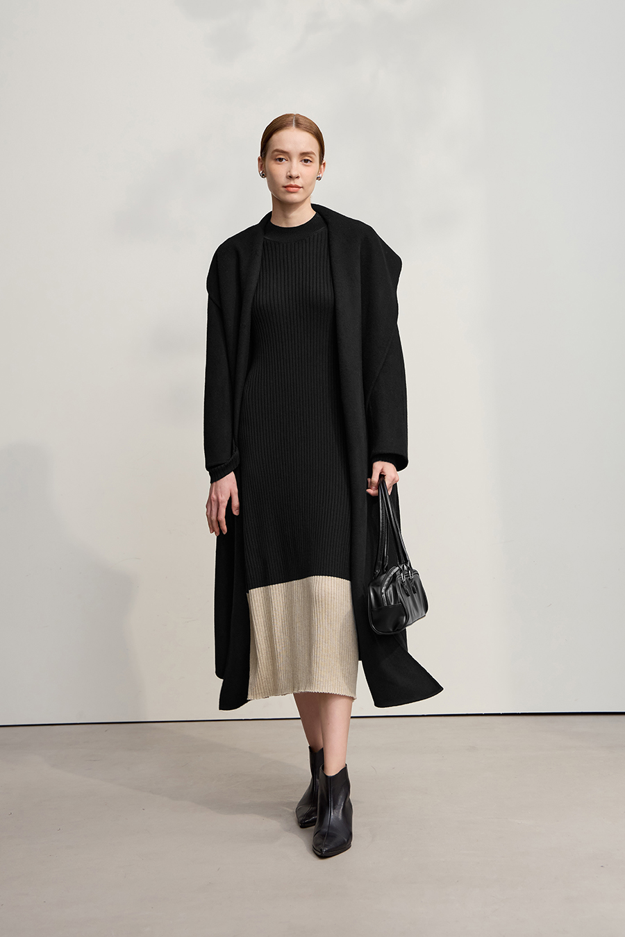 Slim Fit Color Block Dress|AMII-AMII.com