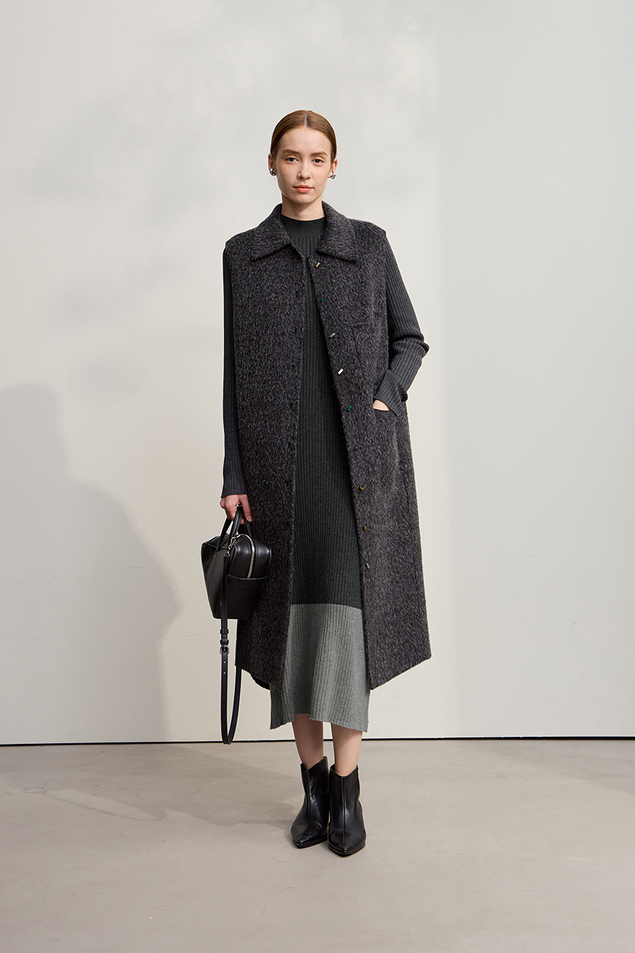 Slim Fit Color Block Dress|AMII-AMII.com