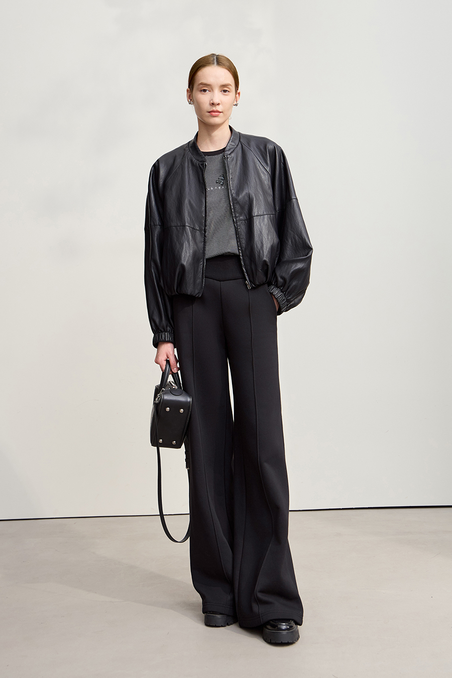 Warm Wide - leg Casual Long Pants|AMII-AMII.com