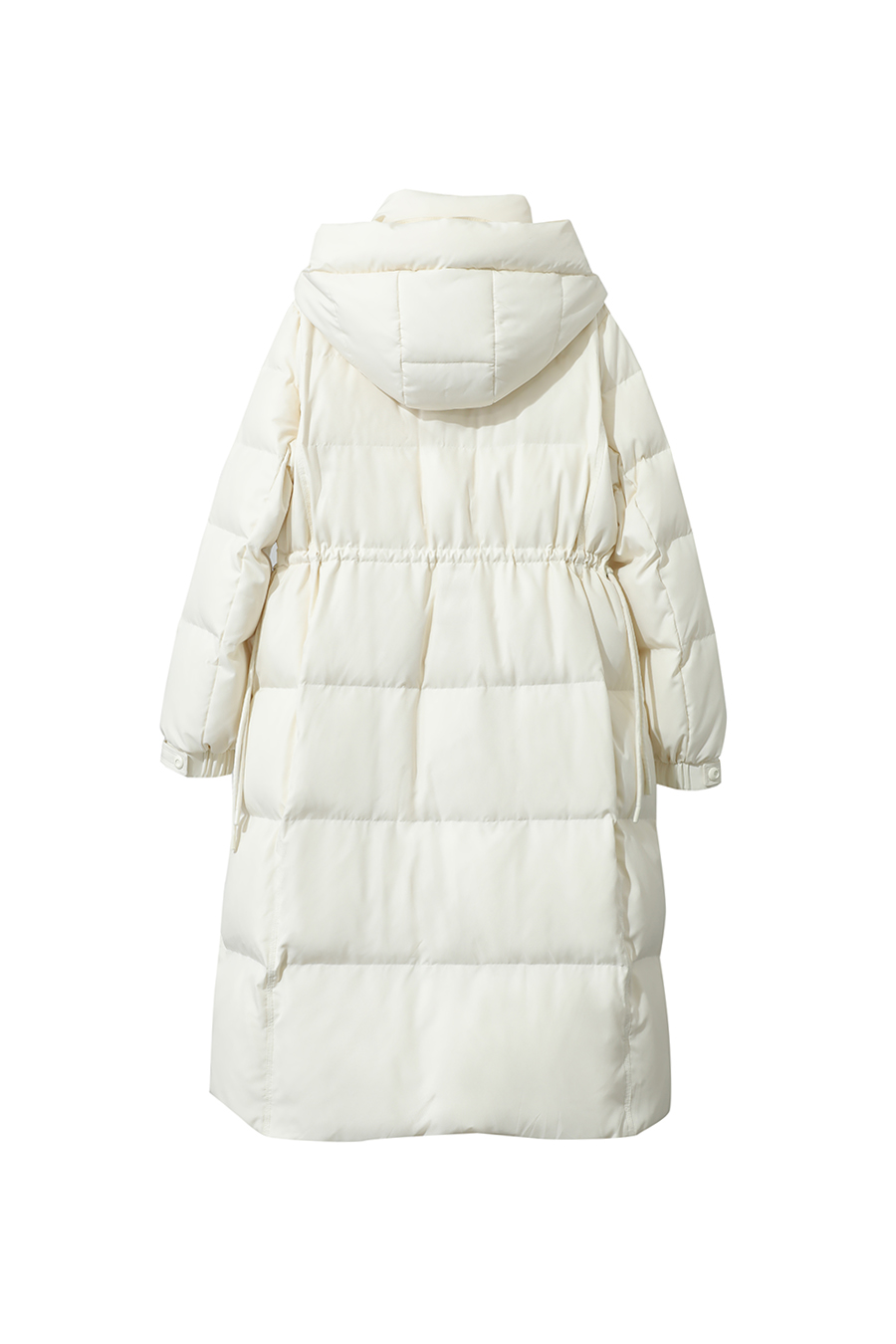 Hooded Long Down Jacket|AMII-AMII.com