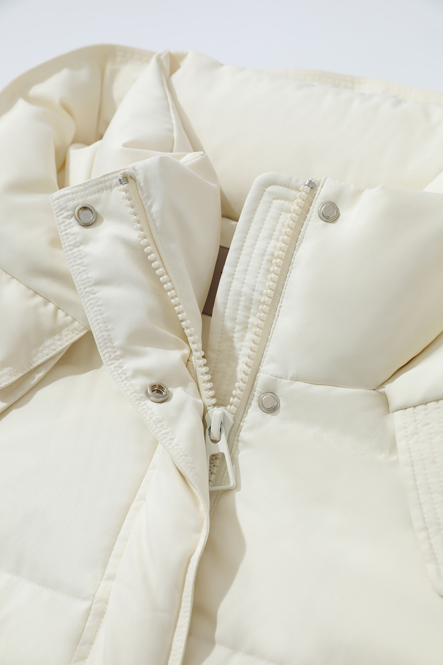 Hooded Long Down Jacket|AMII-AMII.com