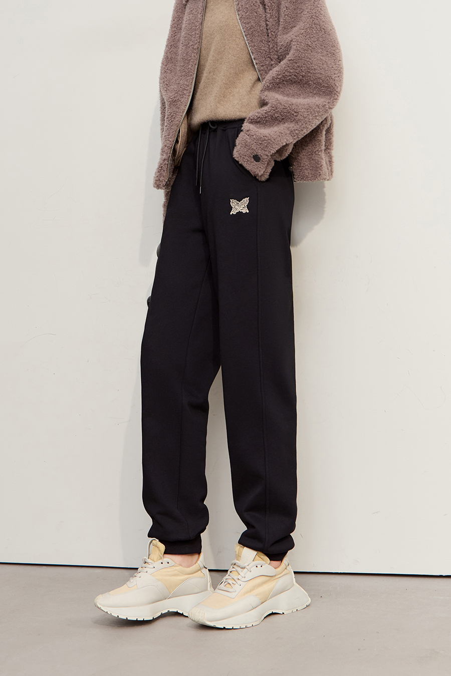 Warm Fleece - lined Casual Sweatpants|AMII-AMII.com