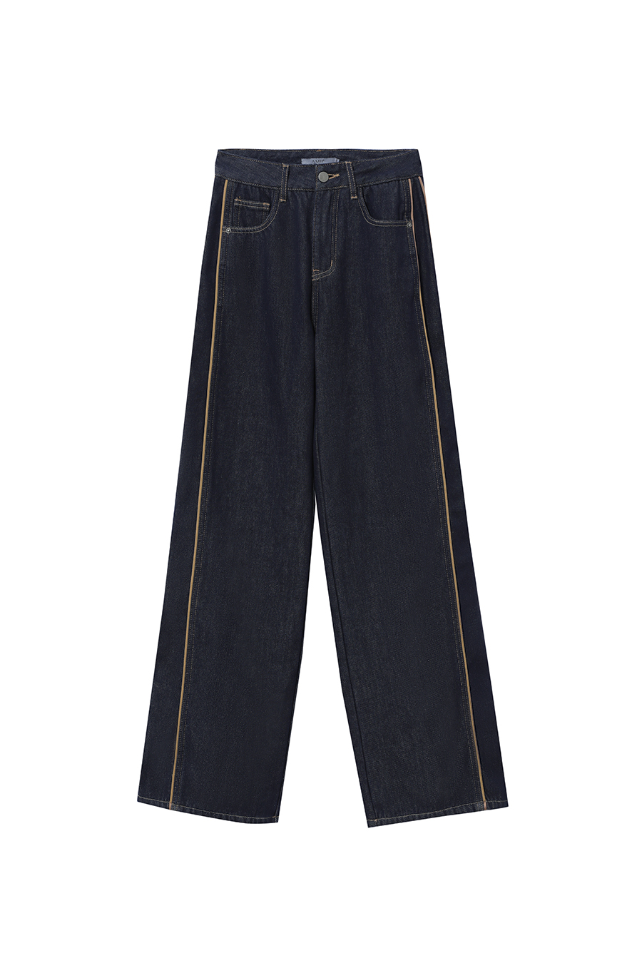 Lyocell Cotton Fleece - lined Jeans|AMII-AMII.com