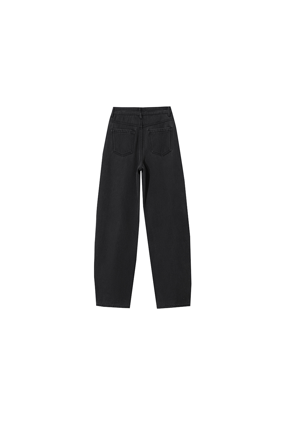 Loose Fleece - lined Denim Long Pants|AMII-AMII.com