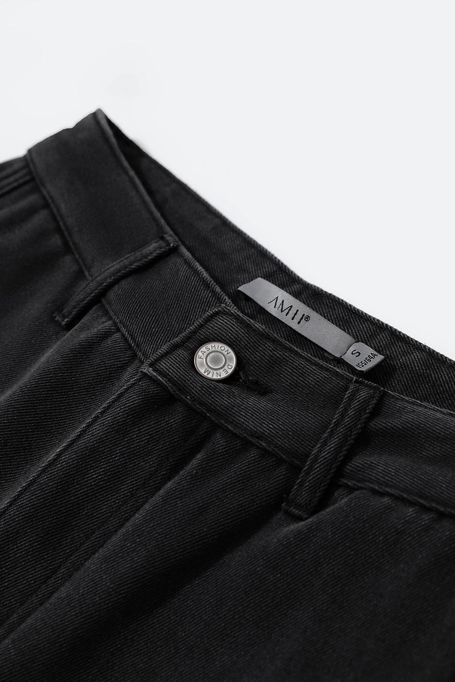 Loose Fleece - lined Denim Long Pants|AMII-AMII.com