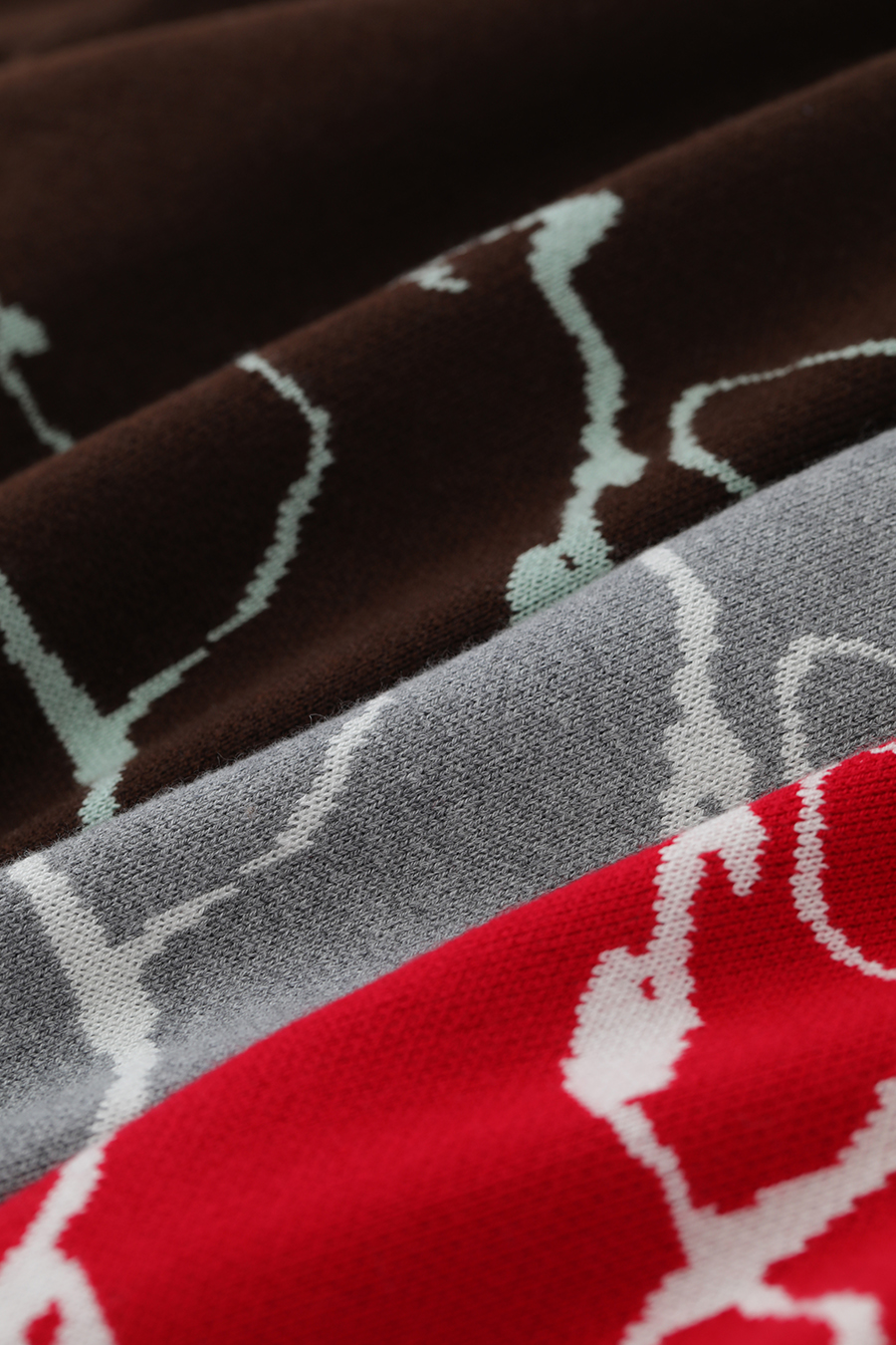 Horse Jacquard Crew Neck Sweater|AMII-AMII.com