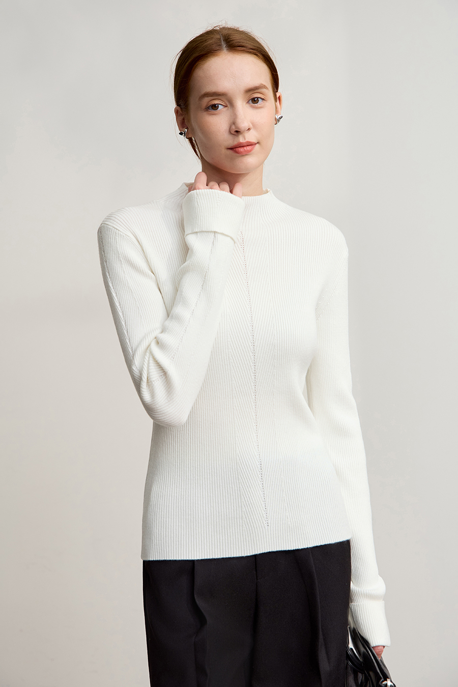Turtleneck Slim Fit Sweater|AMII-AMII.com