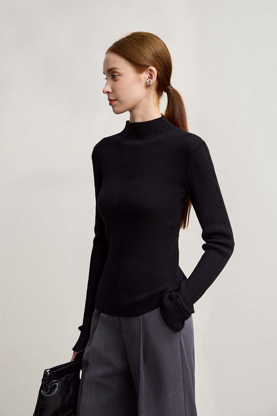 Turtleneck Slim Fit Sweater|AMII-AMII.com