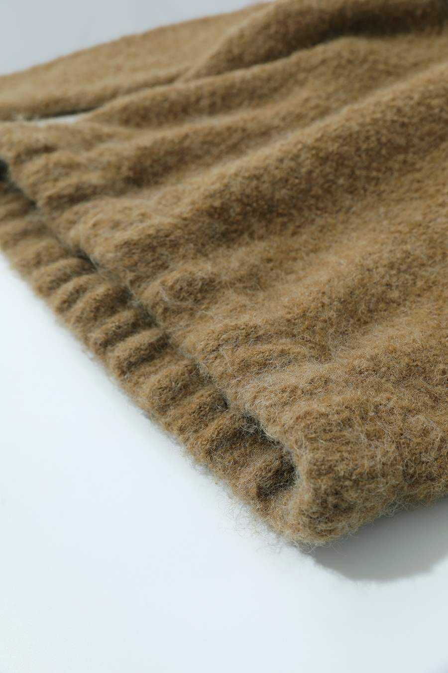 Bouclé Yarn Turtleneck Sweater