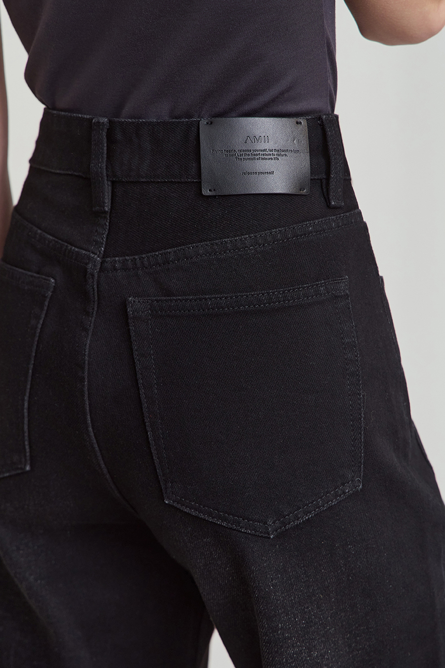 Retro Wide - leg Denim Long Pants|AMII-AMII.com