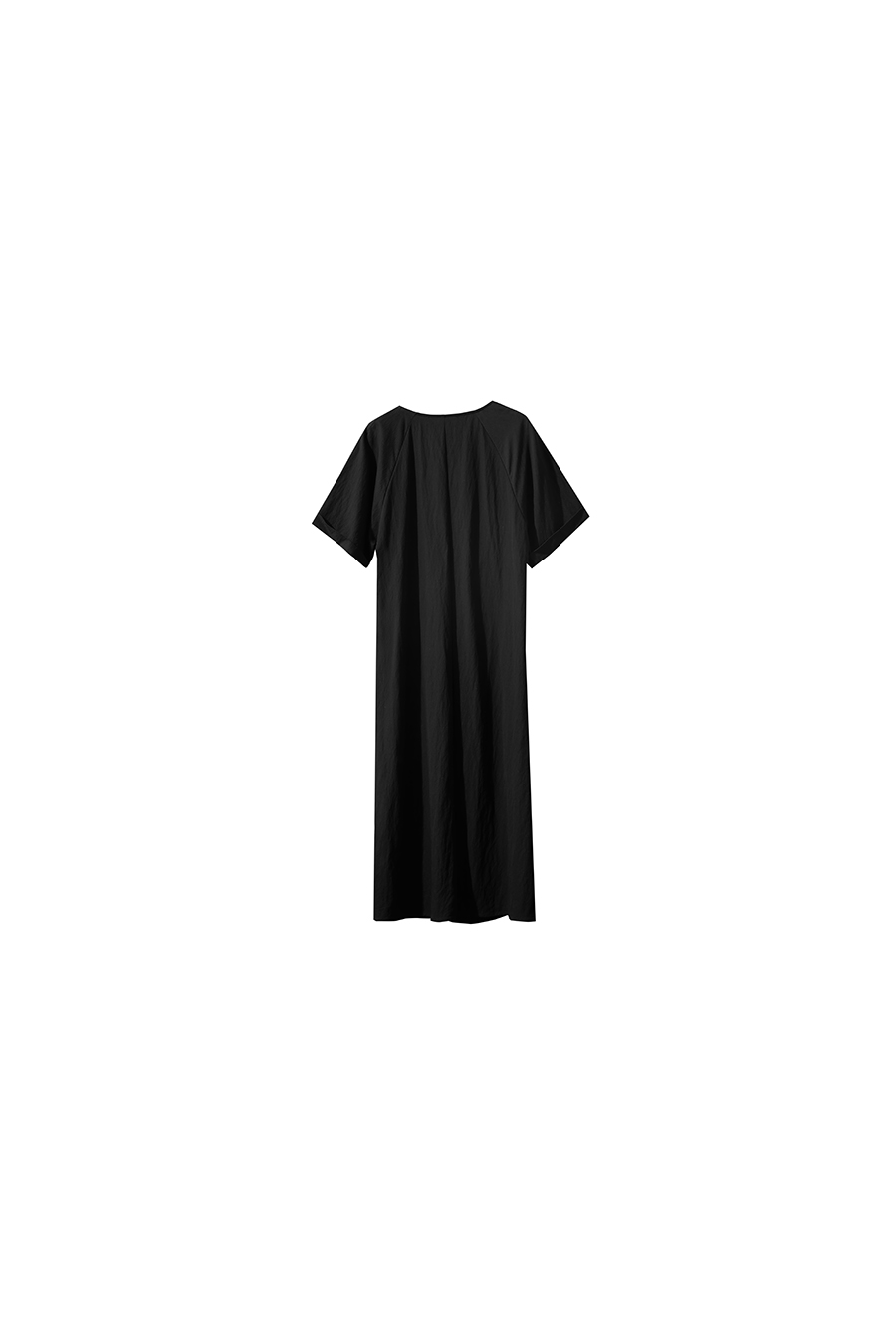 Draped Neck Raglan Dress