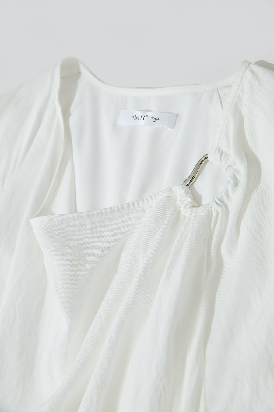 Draped Neck Raglan Dress