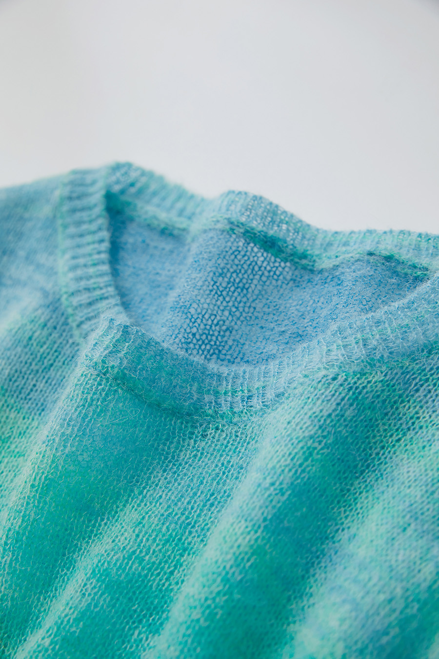 Gradient Color - block Knitted Sweater|AMII-AMII.com