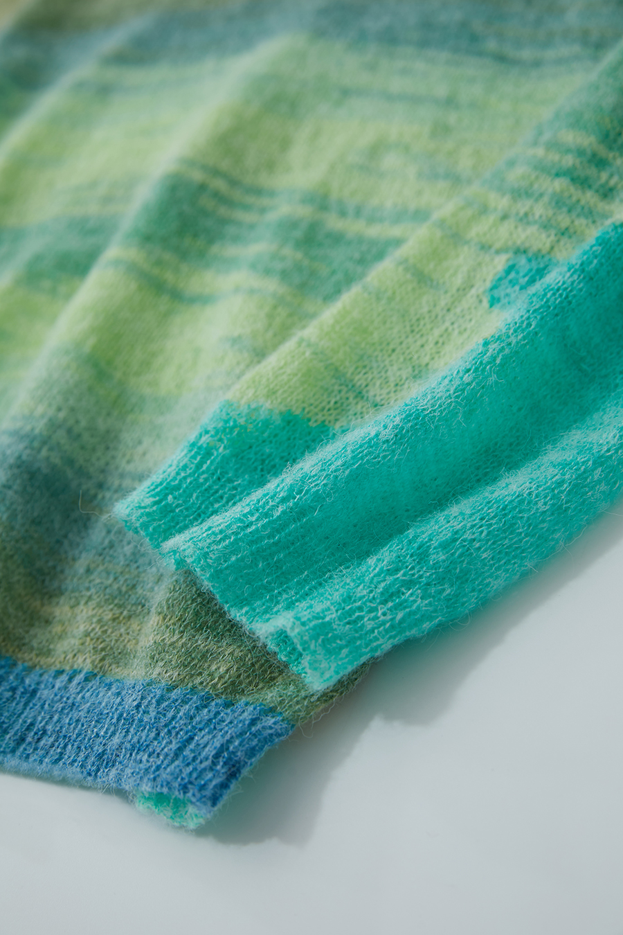 Gradient Color - block Knitted Sweater|AMII-AMII.com