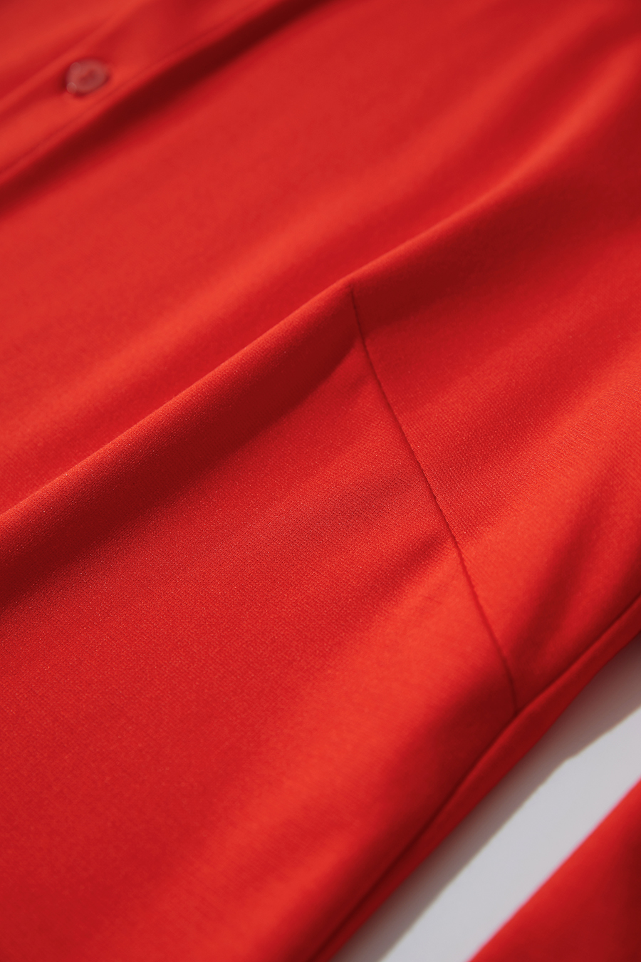 Elastic Knitted Lapel Shirt|AMII-AMII.com