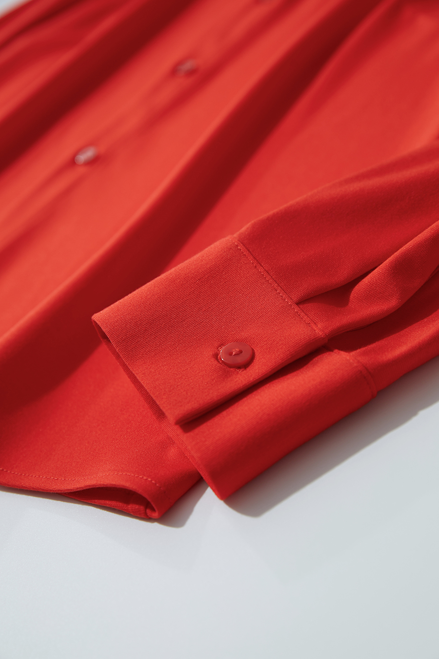 Elastic Knitted Lapel Shirt|AMII-AMII.com